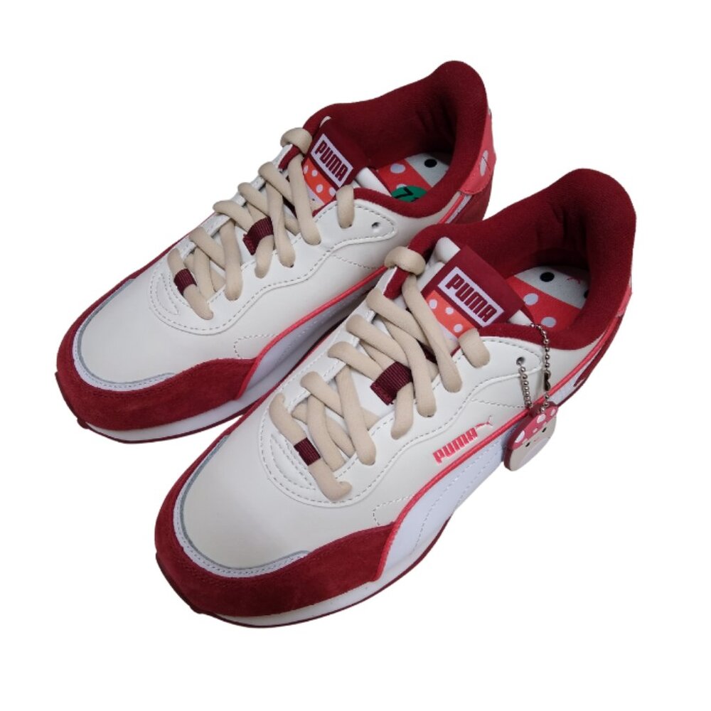 PUMA Womens St Miler Rose Malcolm Lace Up Sneakers Shoes Casual - Red